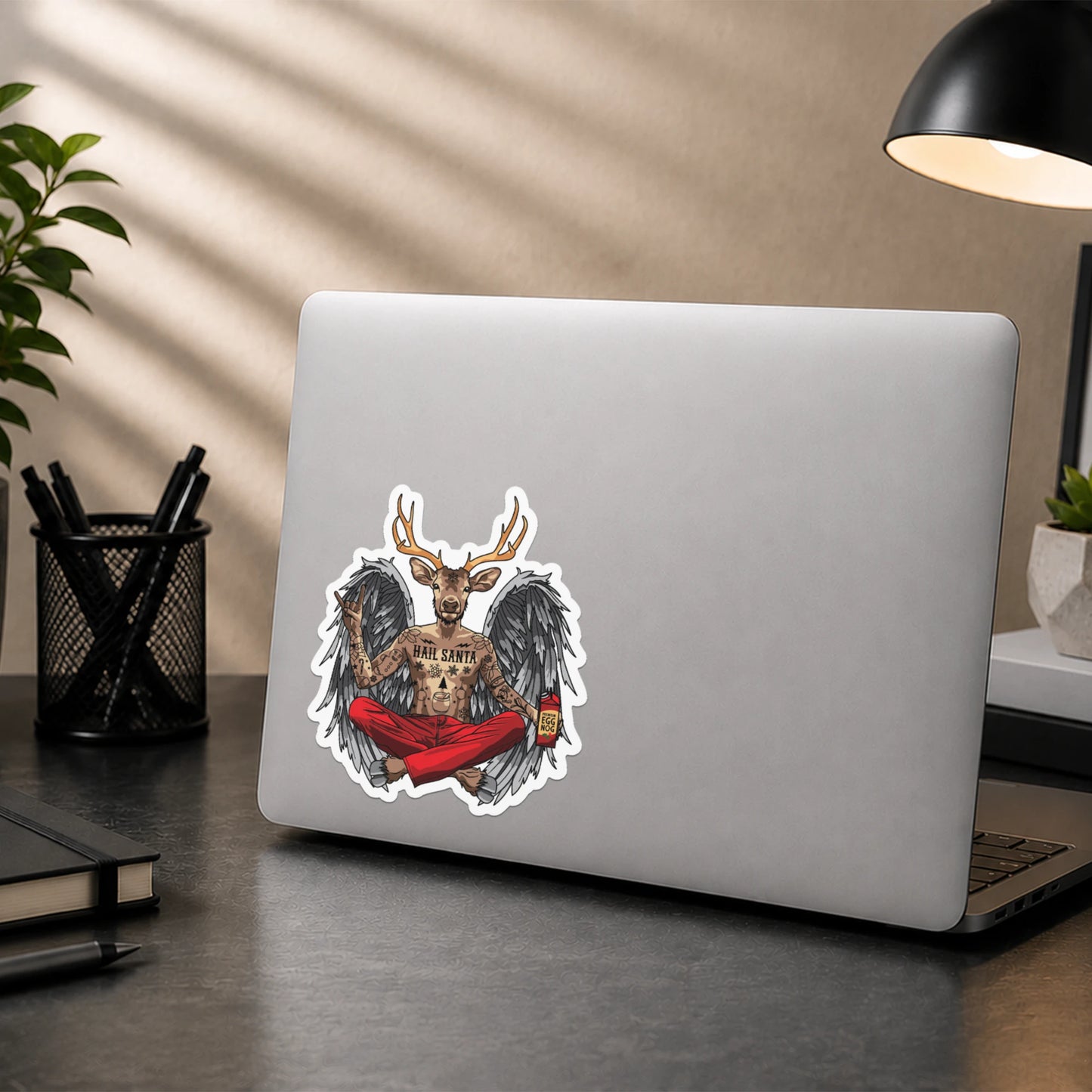 Hail Santa Baphomet Sticker