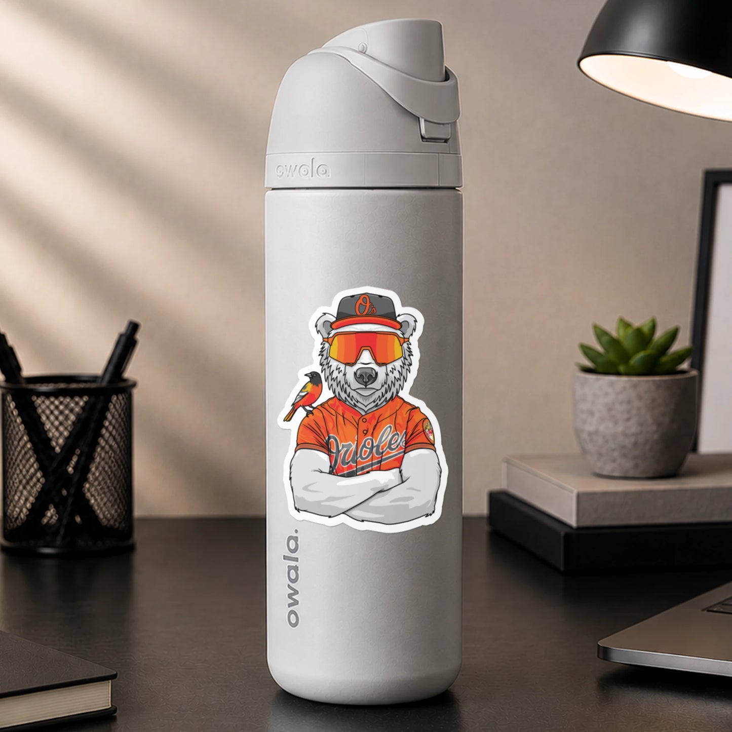 Pete Alonso Polar Bear Orioles Sticker