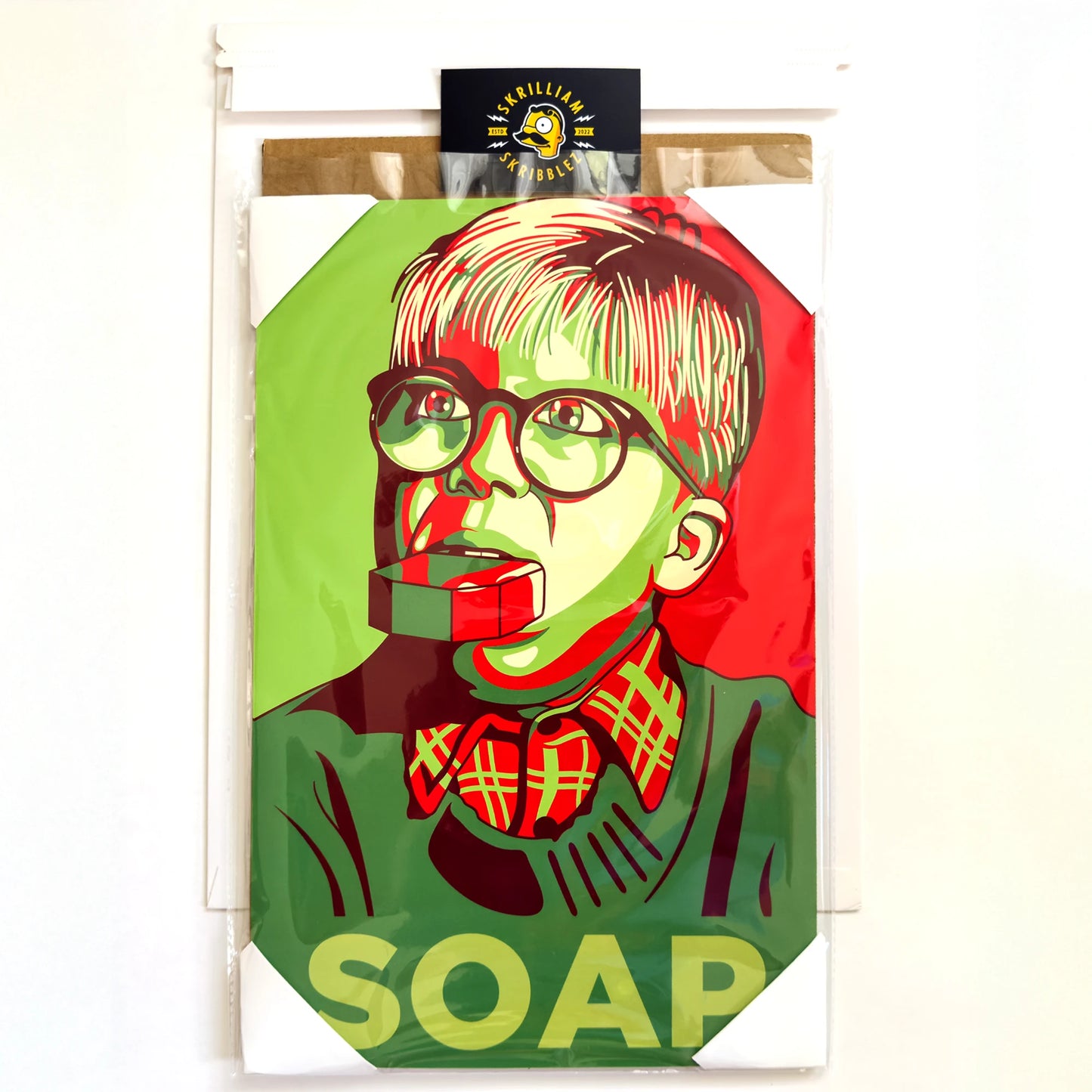 A Christmas Story Soap Poster Print