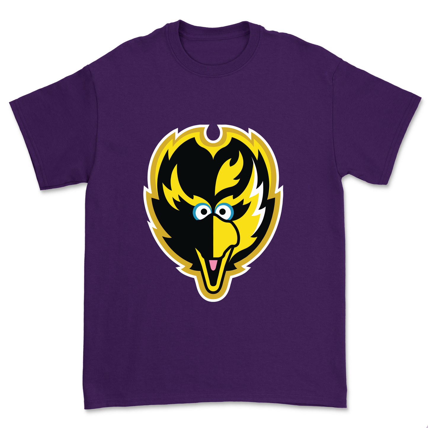 Funny Purple Rising Big Bird Shirt | Baltimore Football Fan Graphic Tee