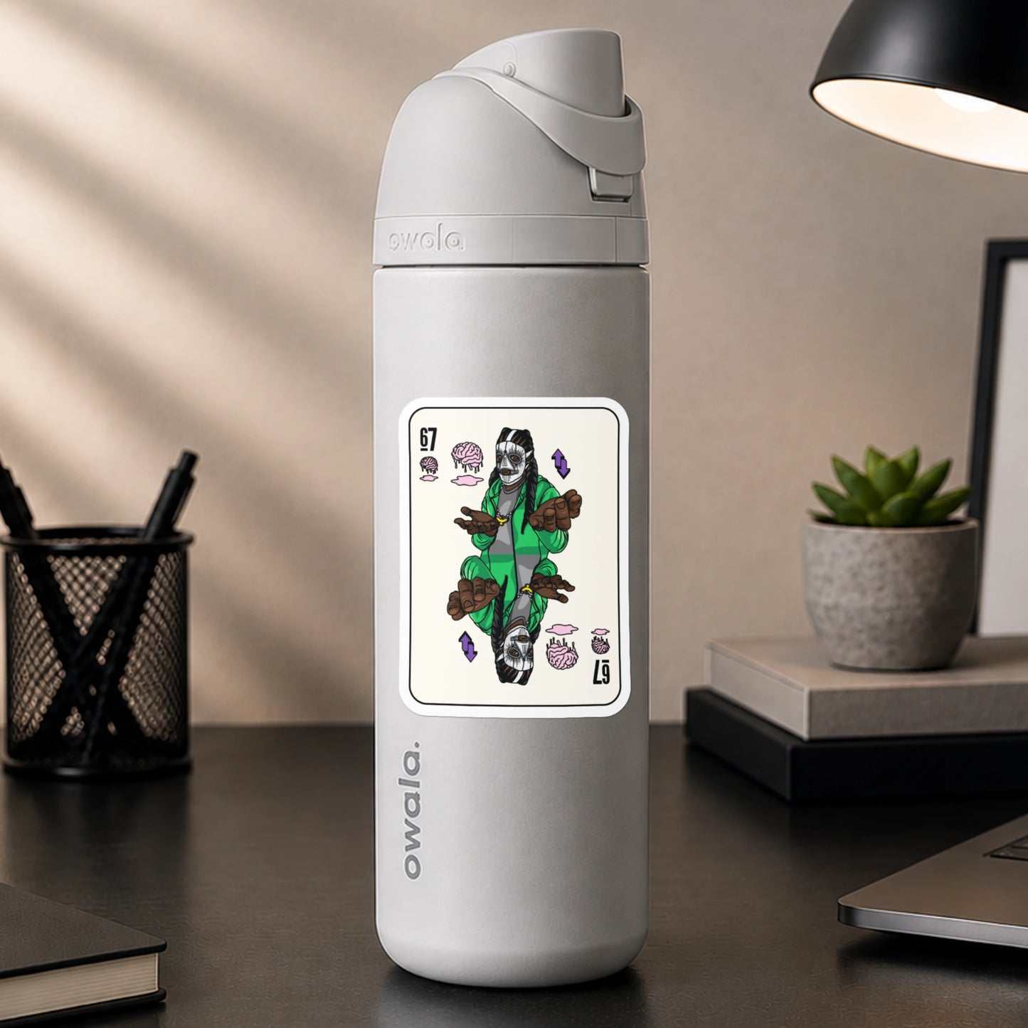 6-7 Skrilla Playing Card Sticker