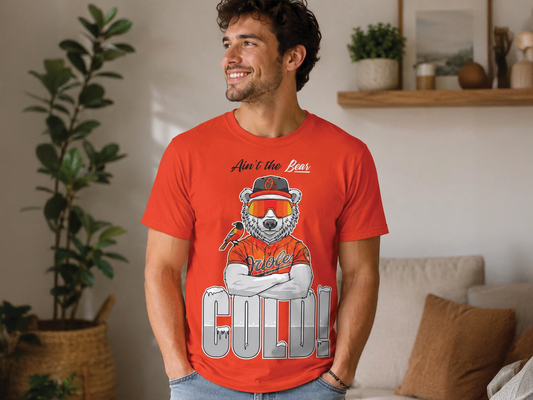 Ain't the Bear Cold! Funny Baltimore Baseball Shirt | Orioles Fan Graphic Tee