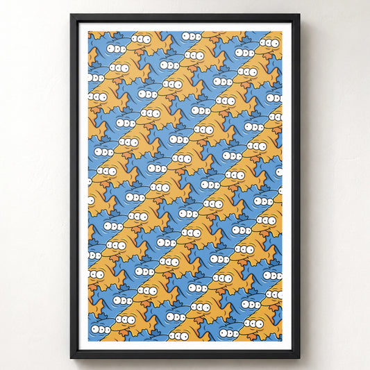 Blinky Tessellation Poster Print