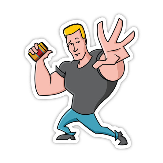 Johnny Boomhauer Sticker