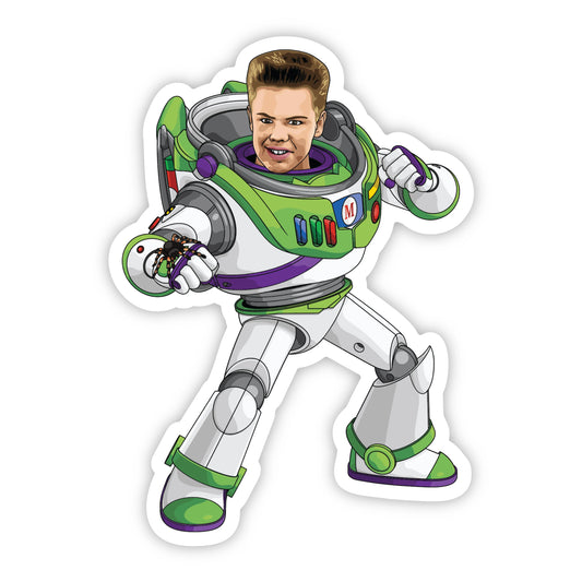 Buzz Lightyear Home Alone Sticker