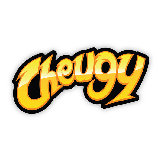 Cheugy Cheetos Parody Sticker