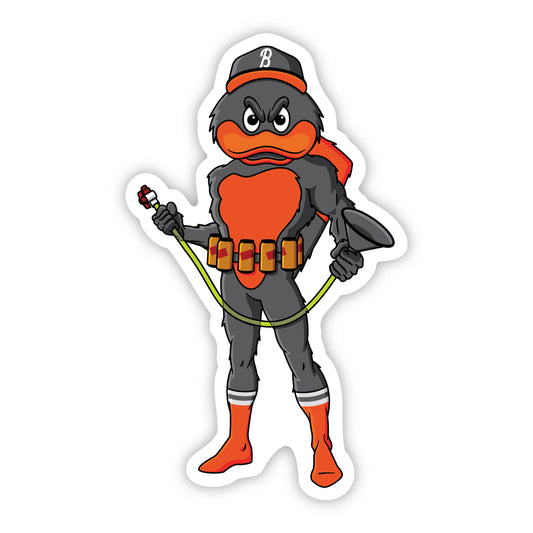 Angry Bird Orioles Sticker