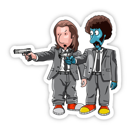 Doug & Skeeter Pulp Fiction Sticker