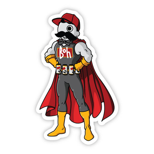 Natty Boh Duffman Sticker