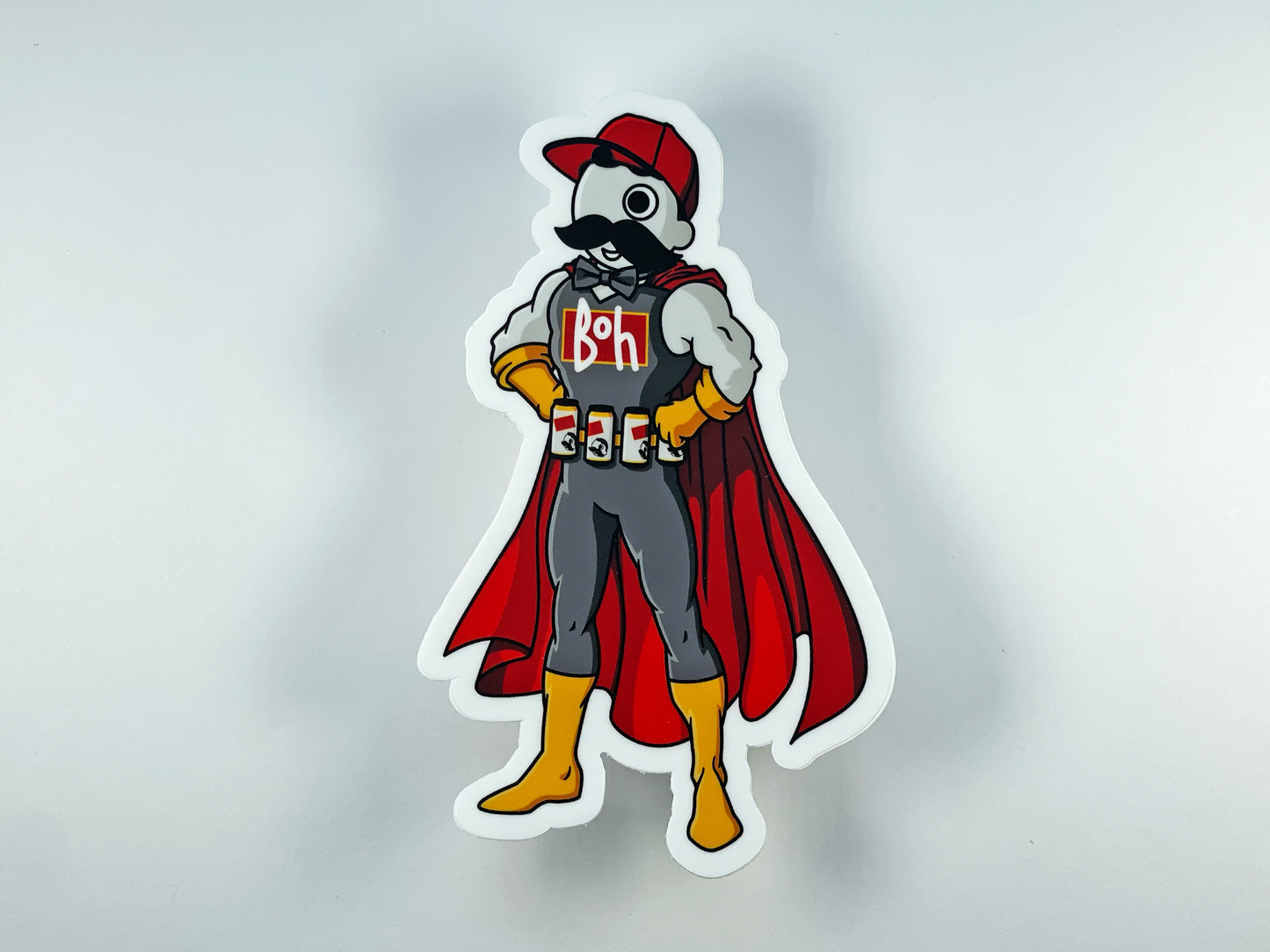 Natty Boh Duffman Sticker