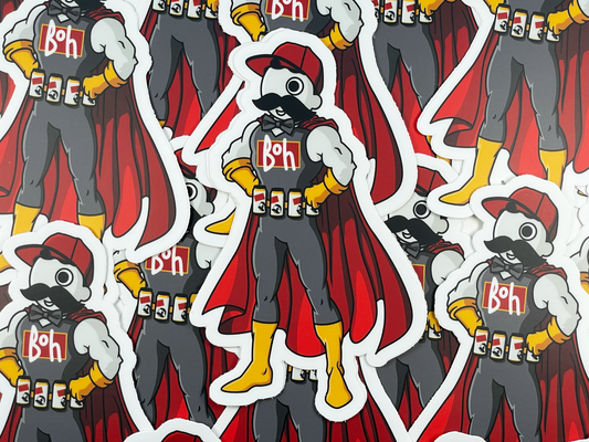 Natty Boh Duffman Sticker