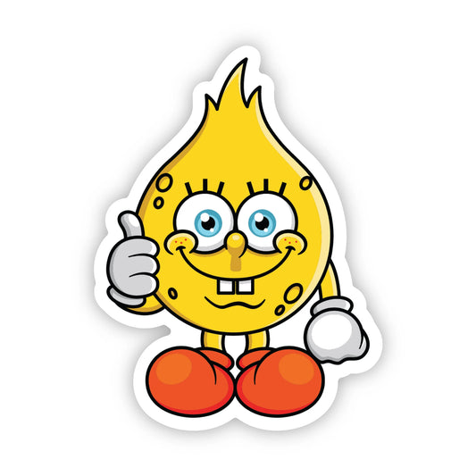 SpongeBob Flameboy World Industries Sticker