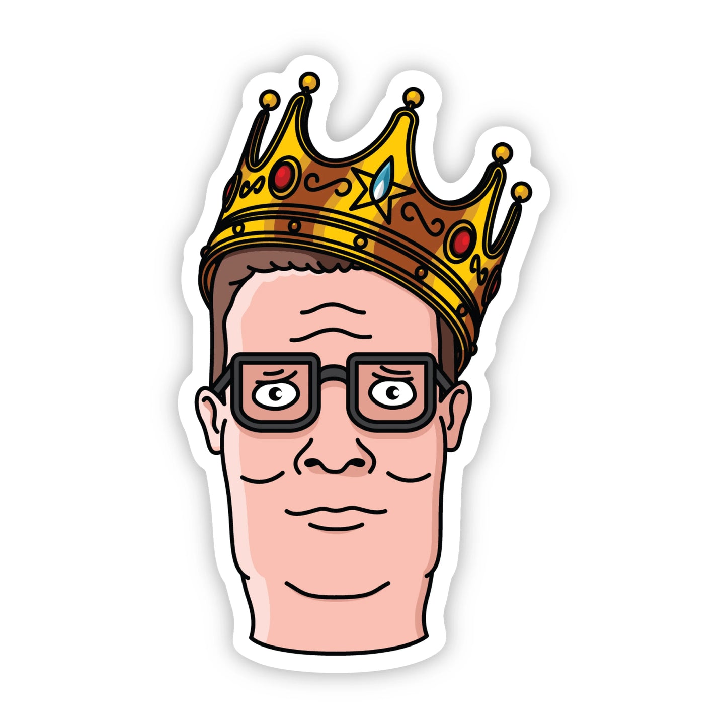 Hank Hill Biggie Smalls Sticker