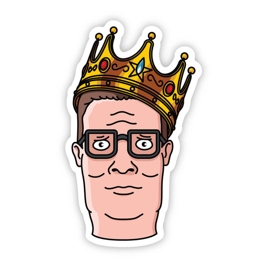 Hank Hill Biggie Smalls Sticker
