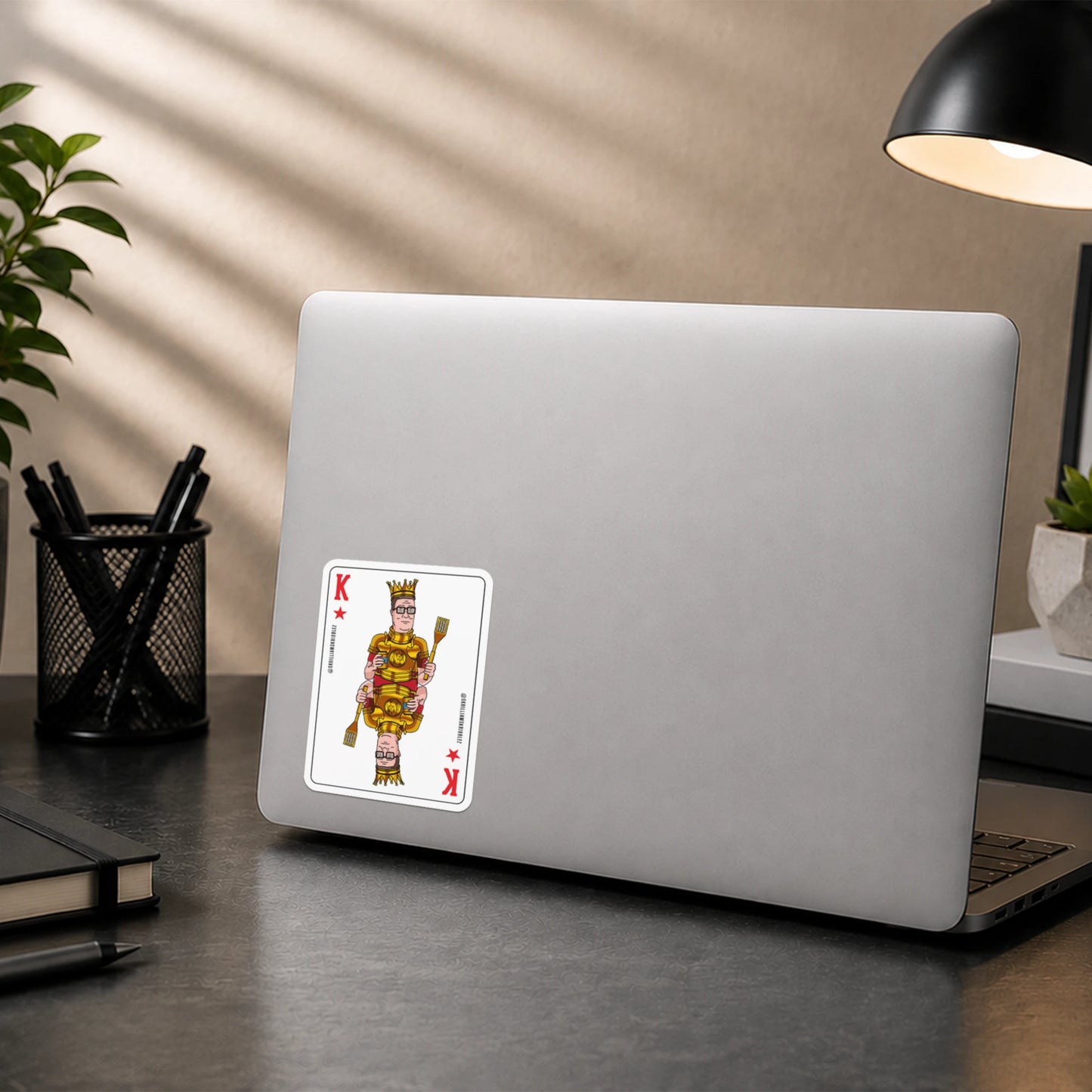 Hank Hill Playing Card Sticker