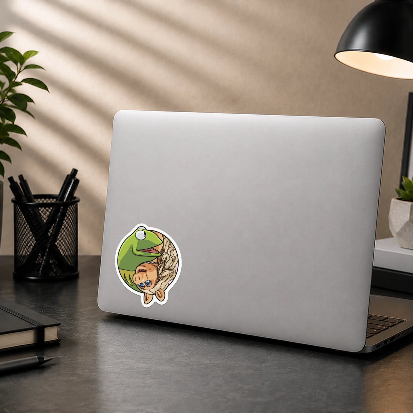 Kermit & Miss Piggy Yin Yang Sticker
