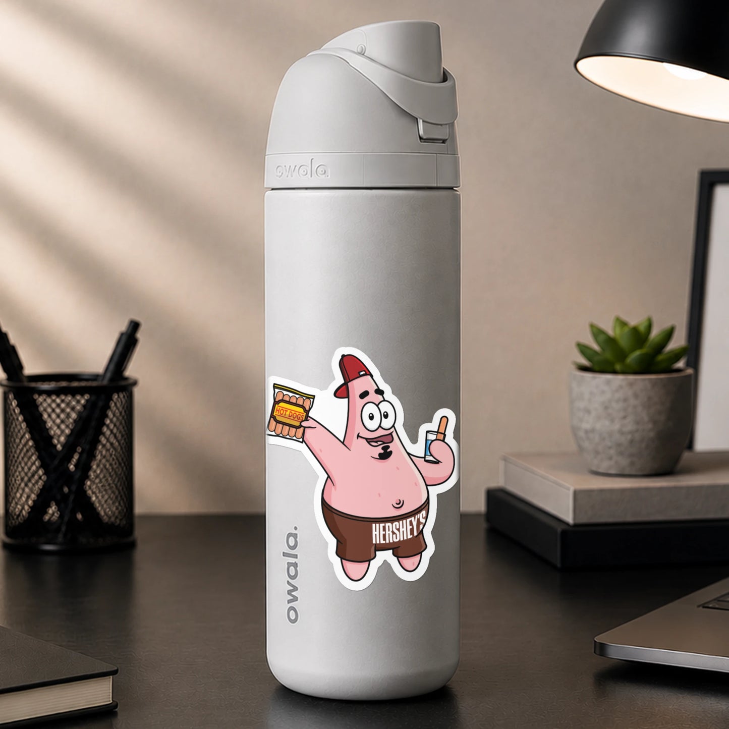 Patrick Chocolate Starfish Sticker