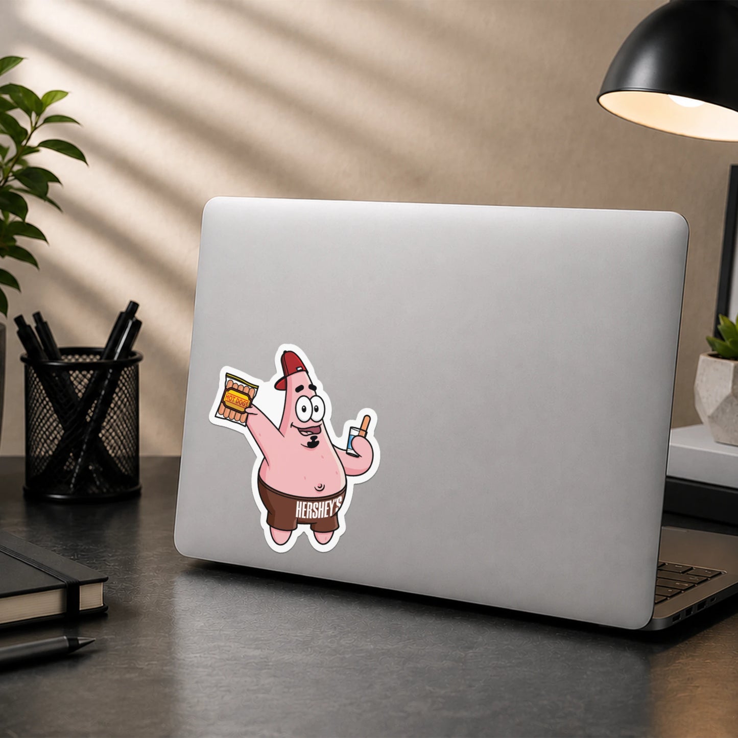 Patrick Chocolate Starfish Sticker