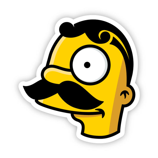 Natty Boh Bart Simpson Sticker