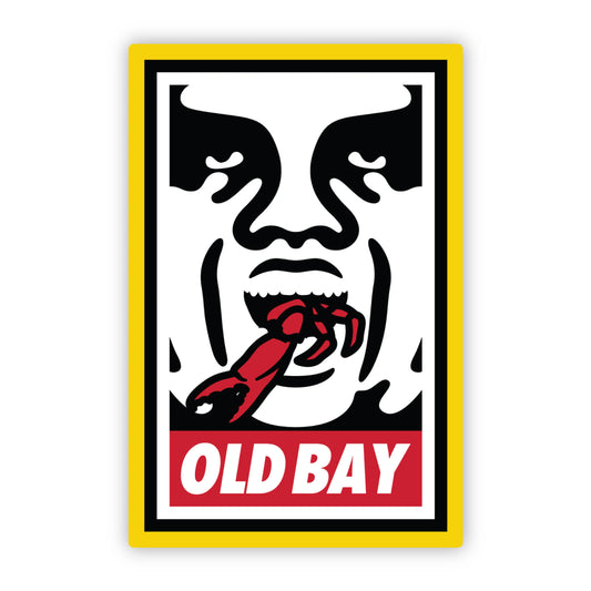 Old Bay OBEY Sticker