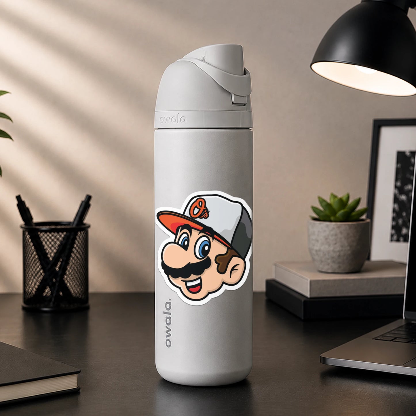 Baltimore Baseball Mario Sticker