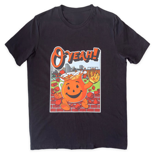 O YEAH! Baltimore Baseball Kool-Aid Parody Shirt | Funny Orioles Fan Graphic Tee