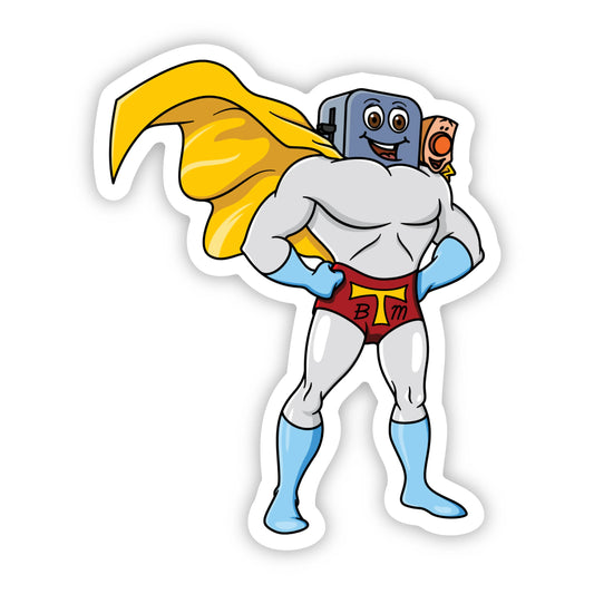 Brave Little Toaster Powdered Toast Man Sticker