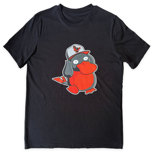 Funny Baltimore Baseball Psyduck Shirt | Retro Gaming Fan Graphic Tee