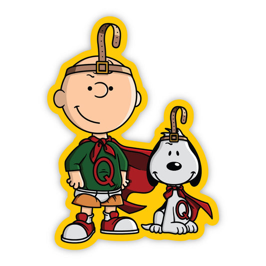 Quailman Peanuts Sticker