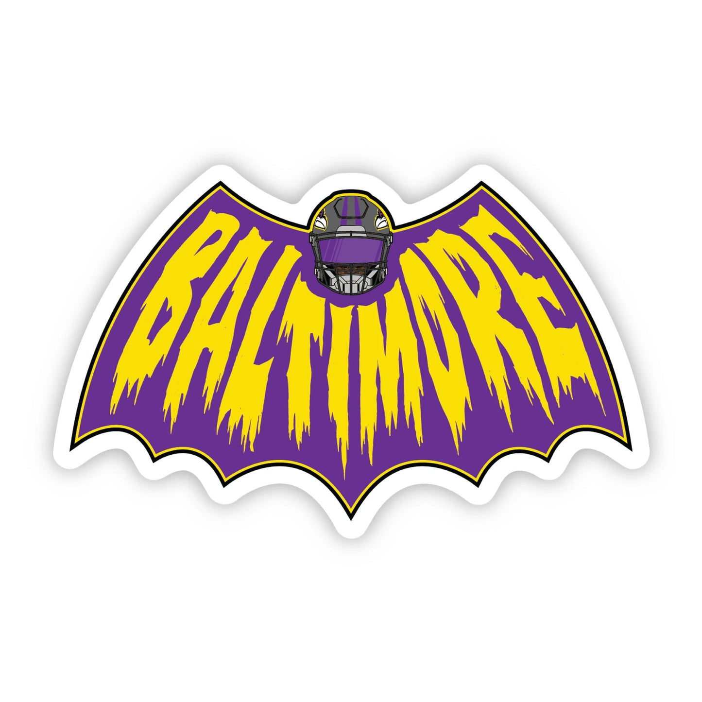 Baltimore Batman Ravens Sticker