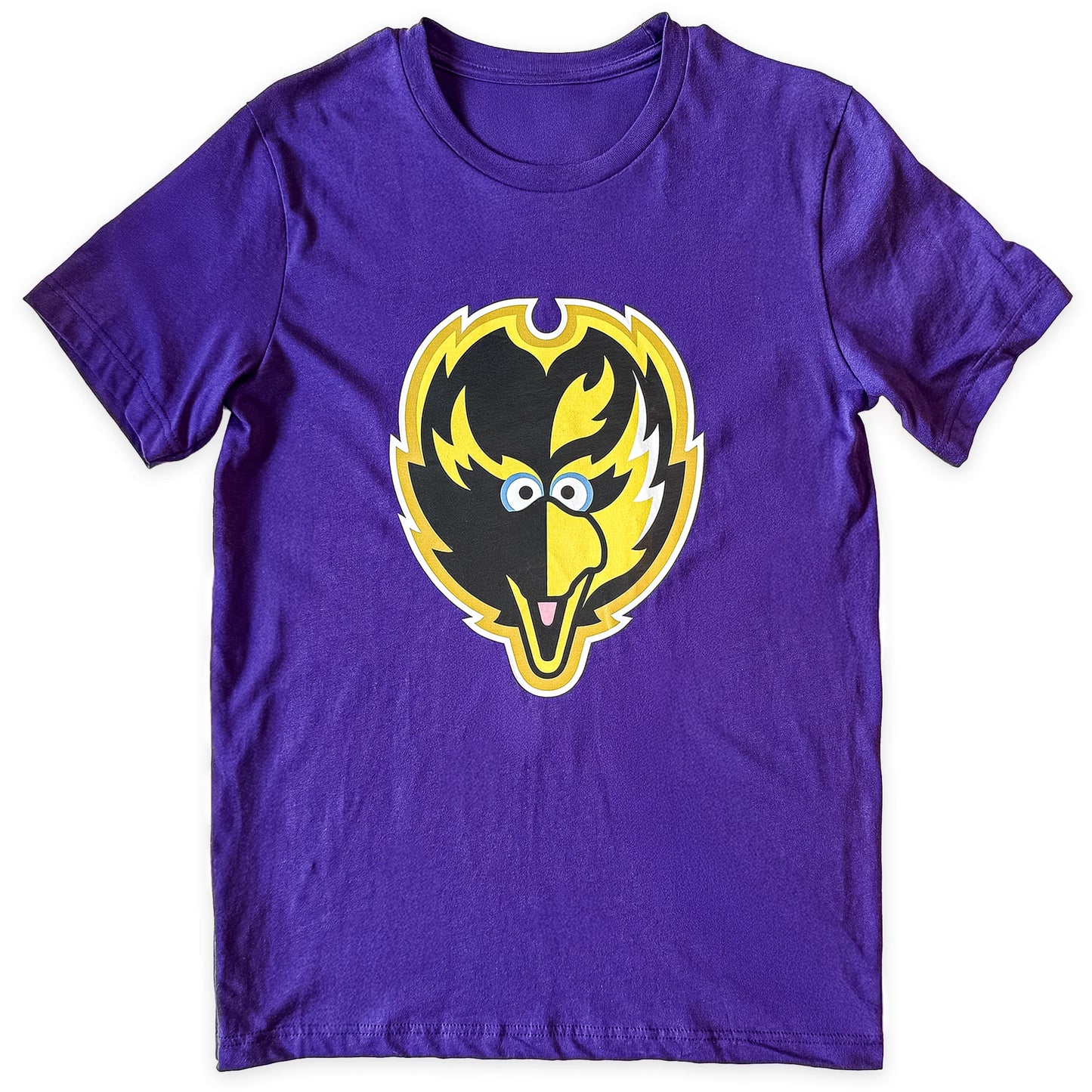 Purple Rising Big Bird Shirt | Funny Baltimore Football Fan Graphic Tee