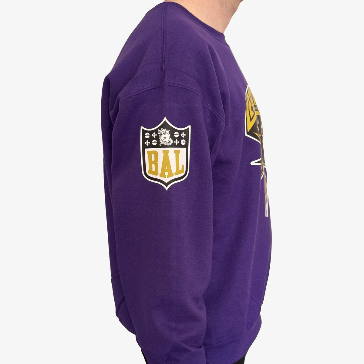 LEGENDARY Electric Type – Baltimore Football Crewneck Sweatshirt (Preorder)