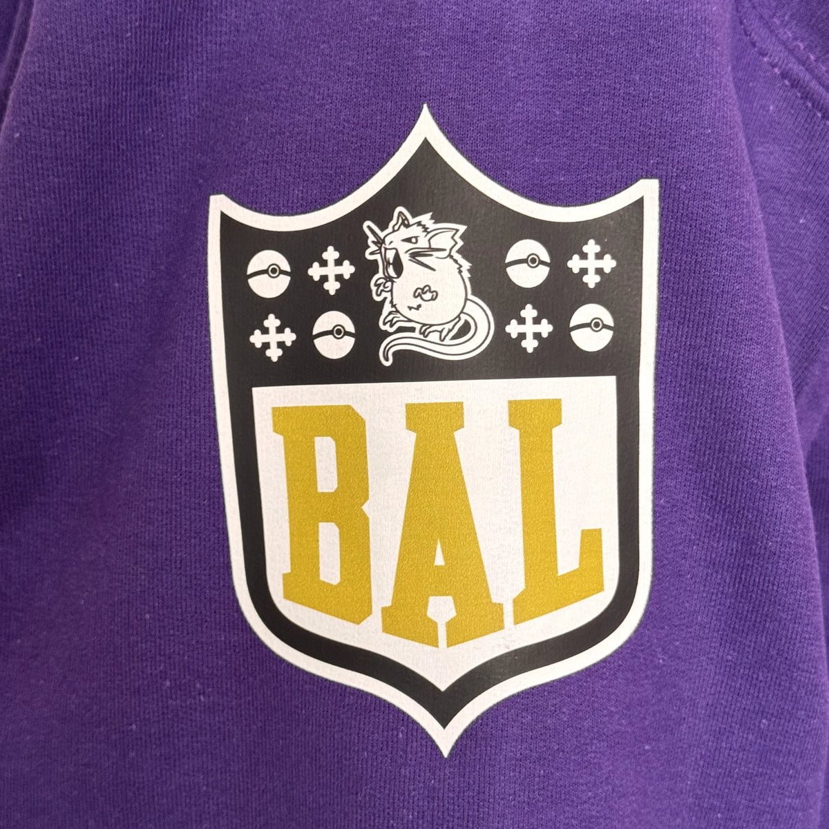 LEGENDARY Electric Type – Baltimore Football Crewneck Sweatshirt (Preorder)