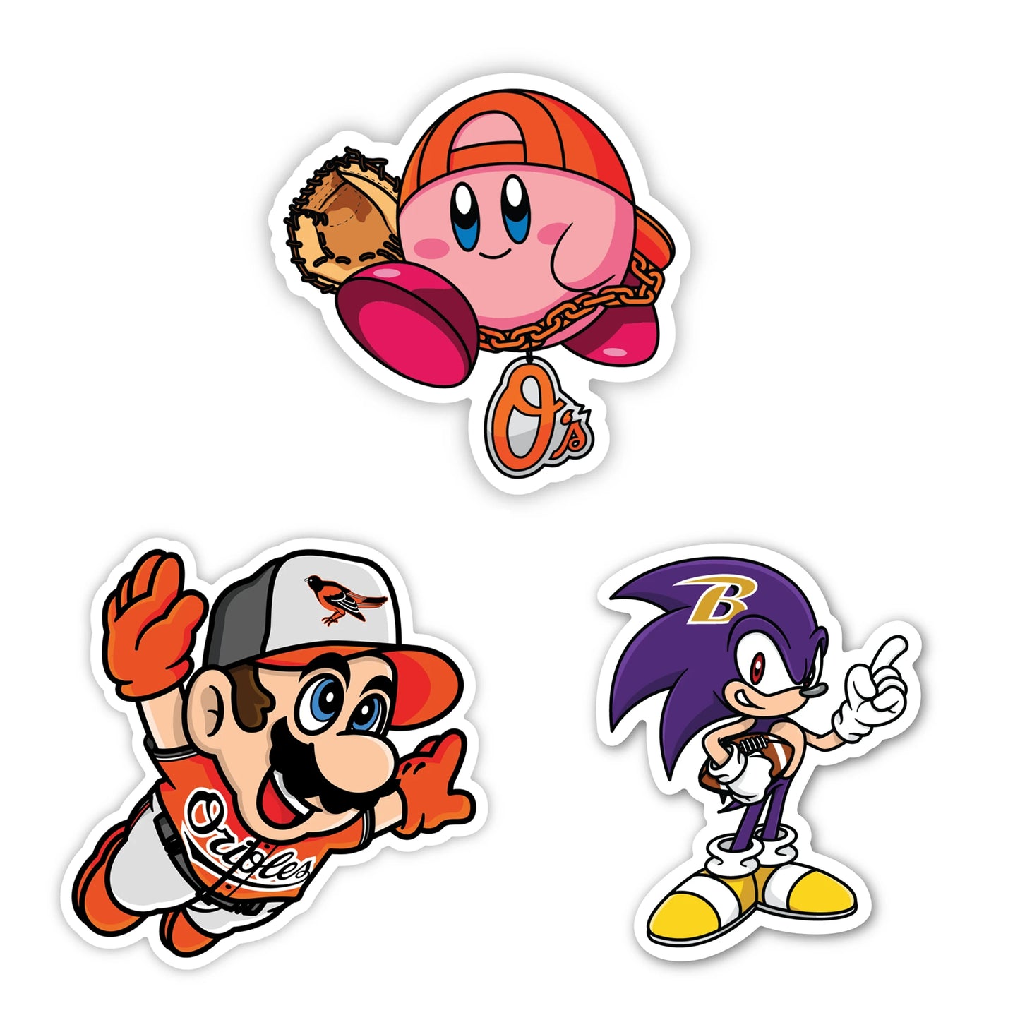 Retro Gaming Sticker Pack | 3 Waterproof Vinyl Stickers