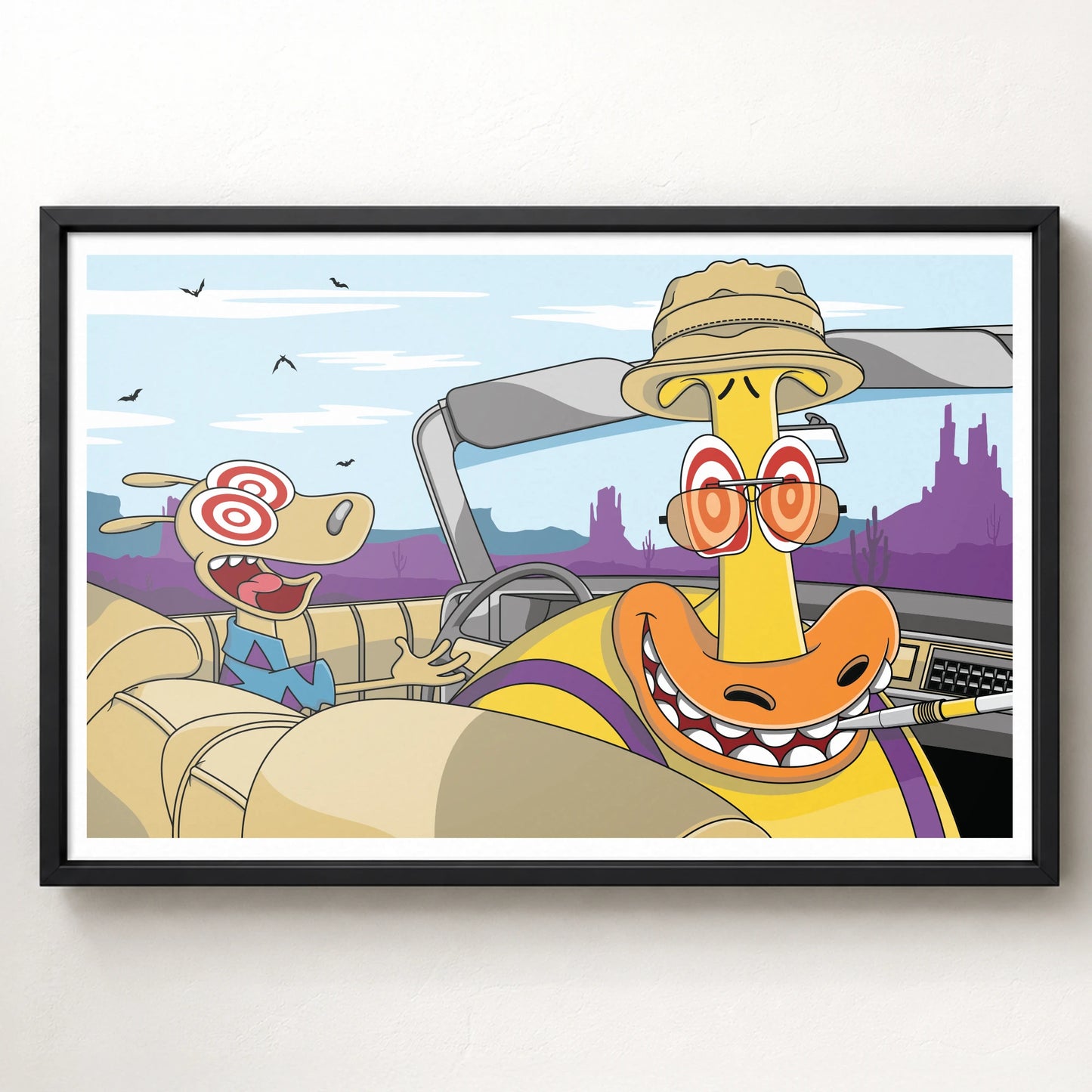 Rocko & Heffer Fear and Loathing Poster Print