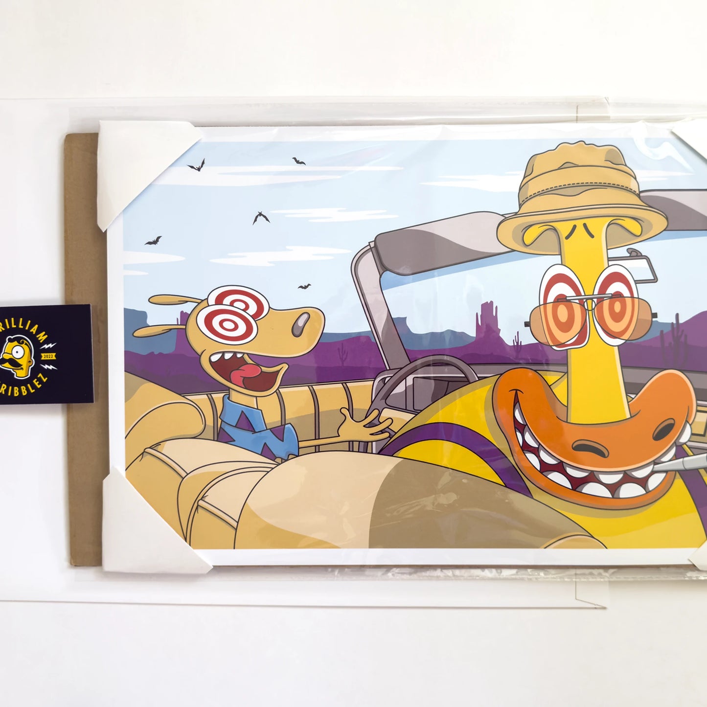 Rocko & Heffer Fear and Loathing Poster Print