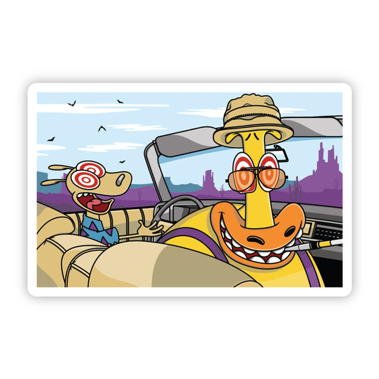 Rocko Heffer Fear and Loathing Sticker