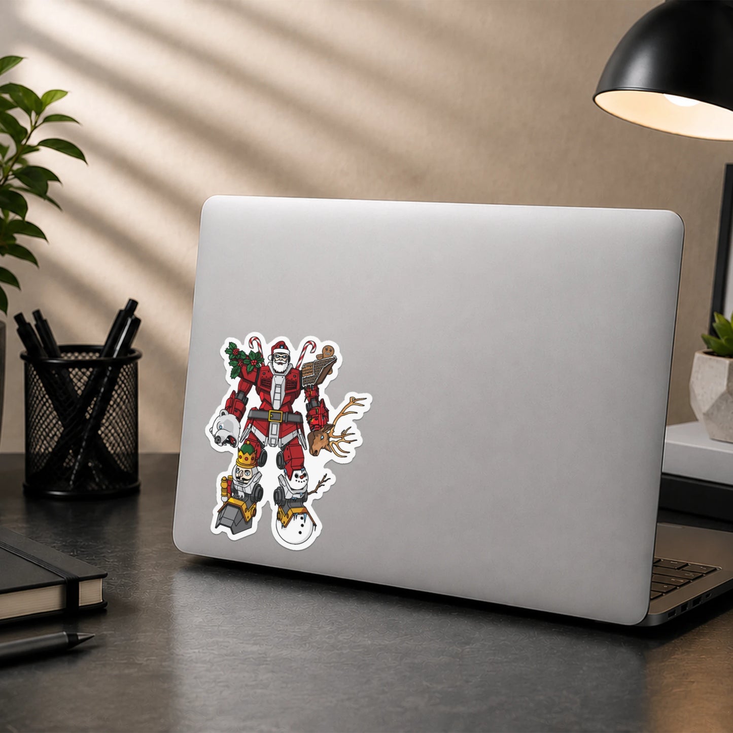Santa Mech Sticker