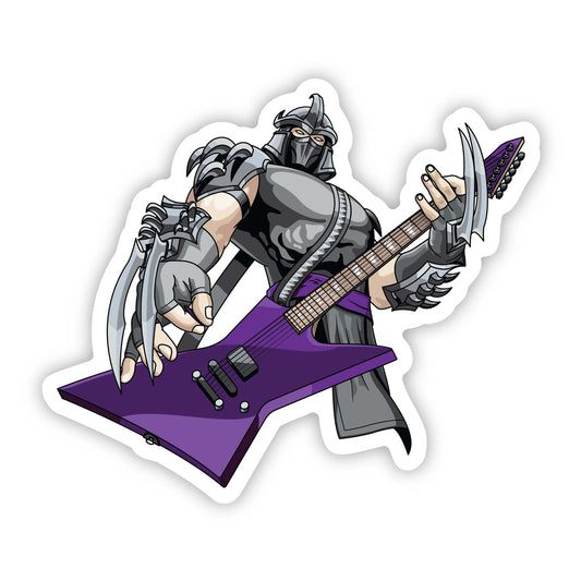 Shredder Guitar Sticker