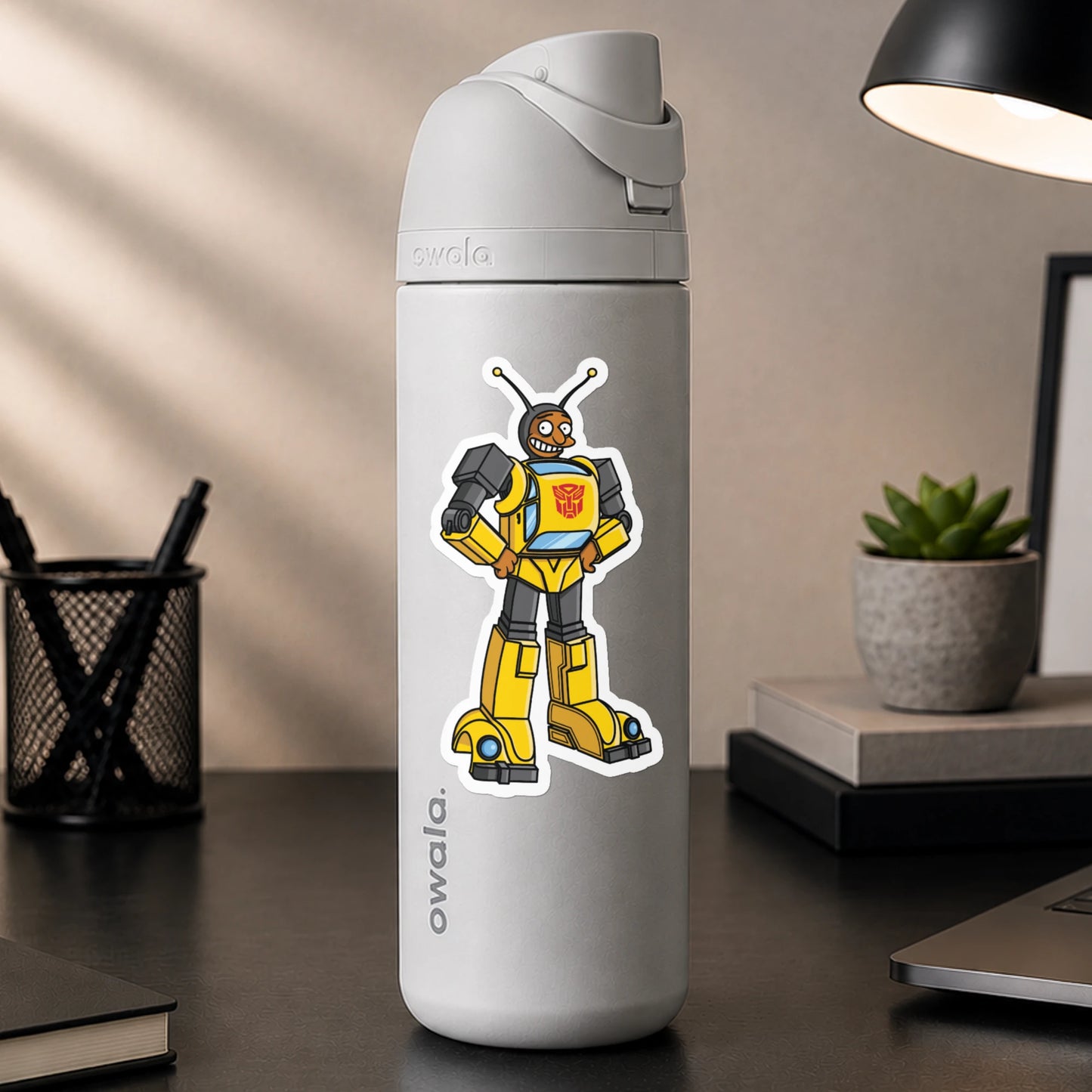 Bumblebee Man Transformers Sticker