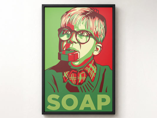 A Christmas Story Soap Print (11x17)