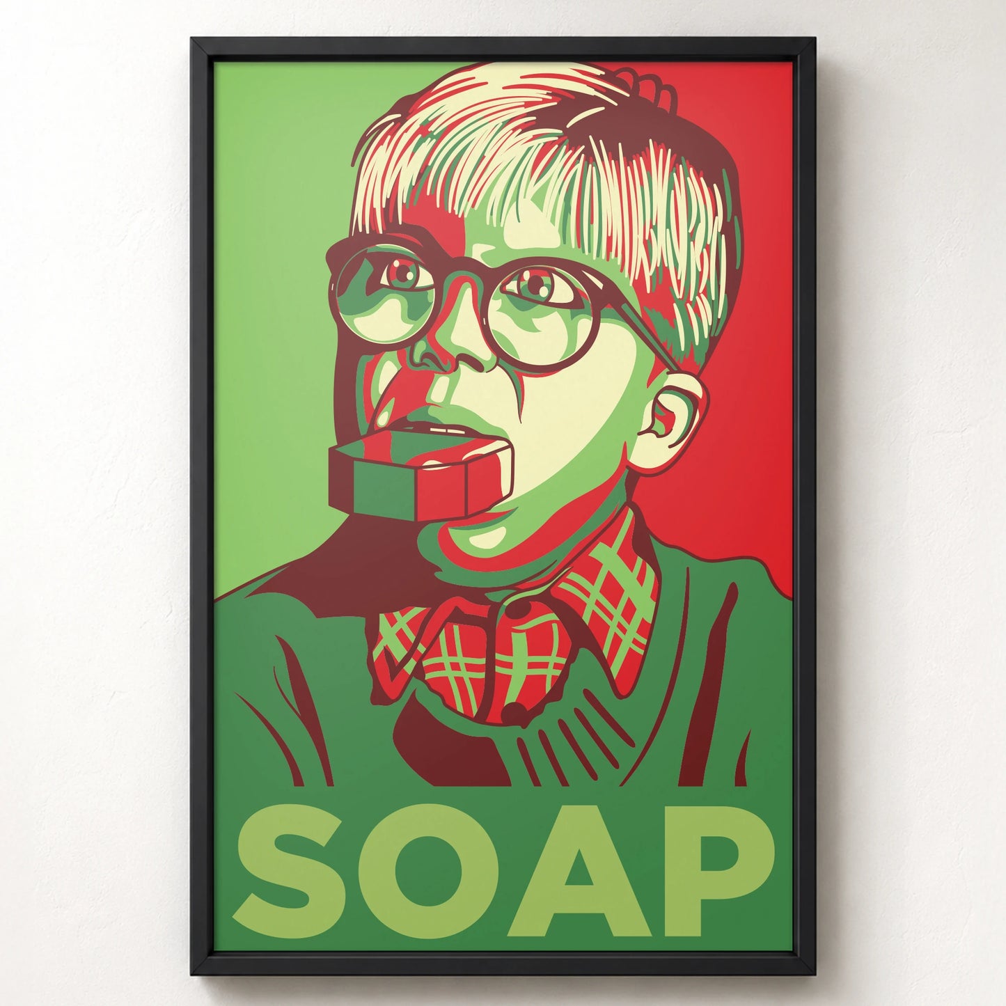 A Christmas Story Soap Poster Print