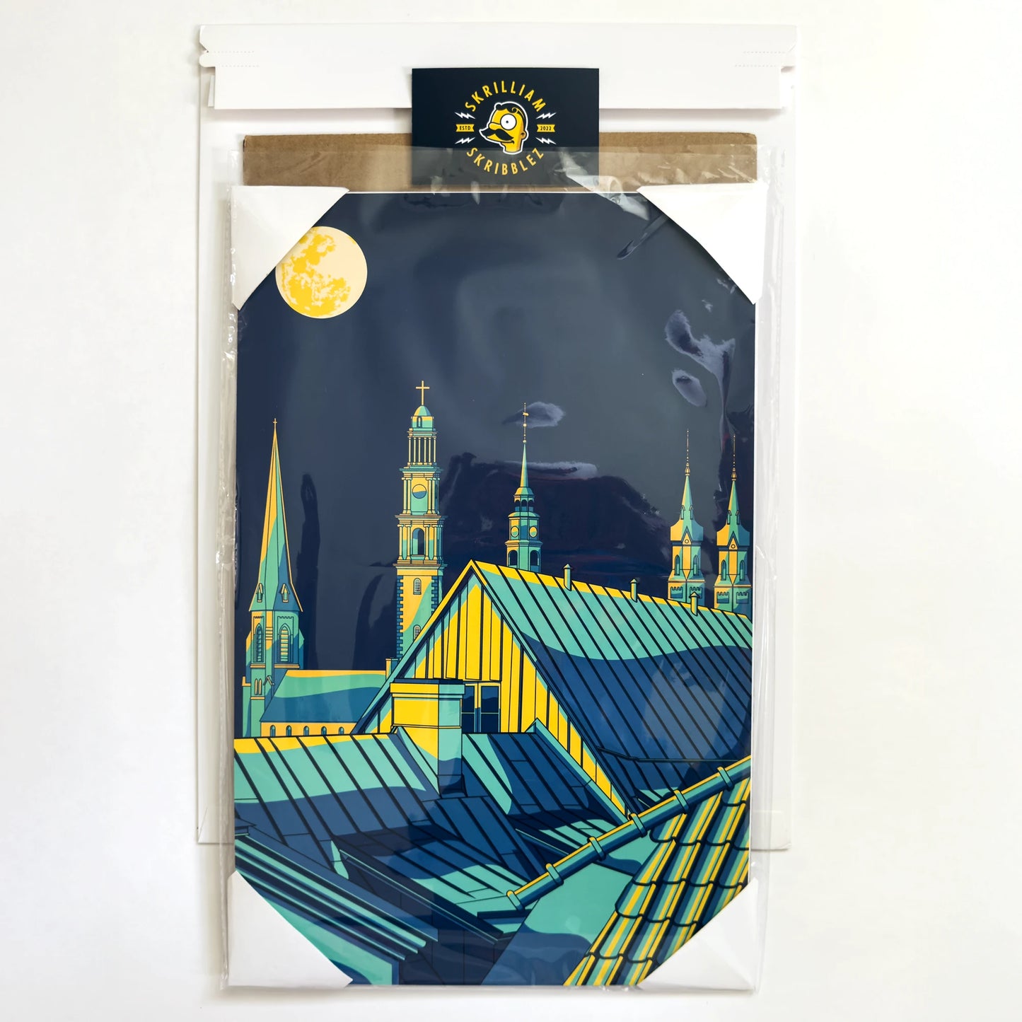Clustered Spires of Frederick Poster Print