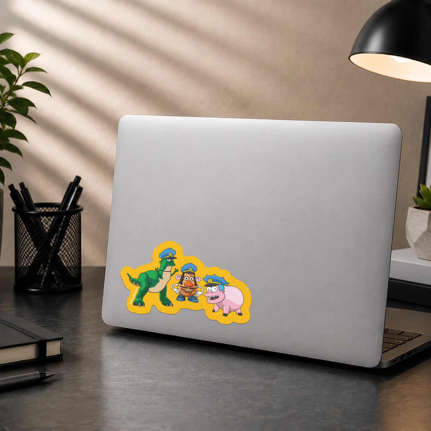 Simpsons Toy Story Police Sticker