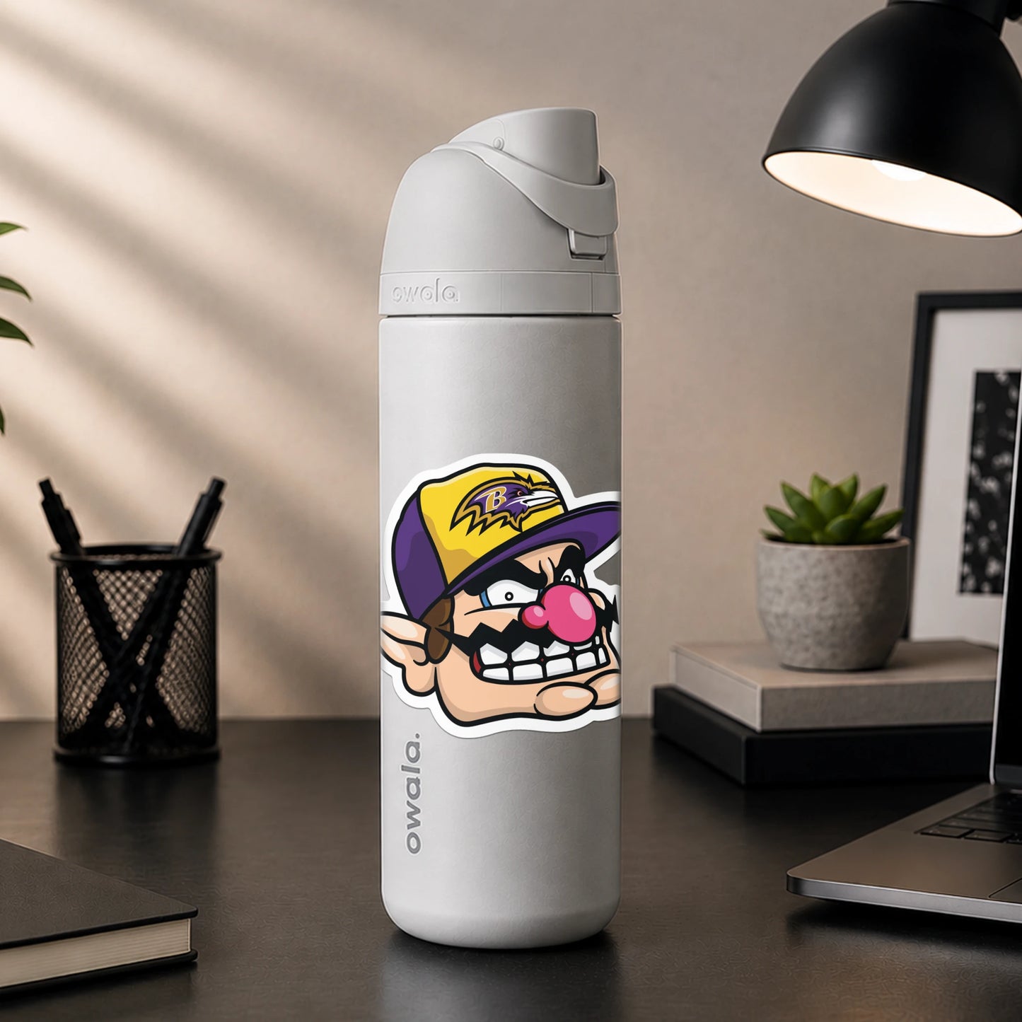 Baltimore Wario Ravens Sticker