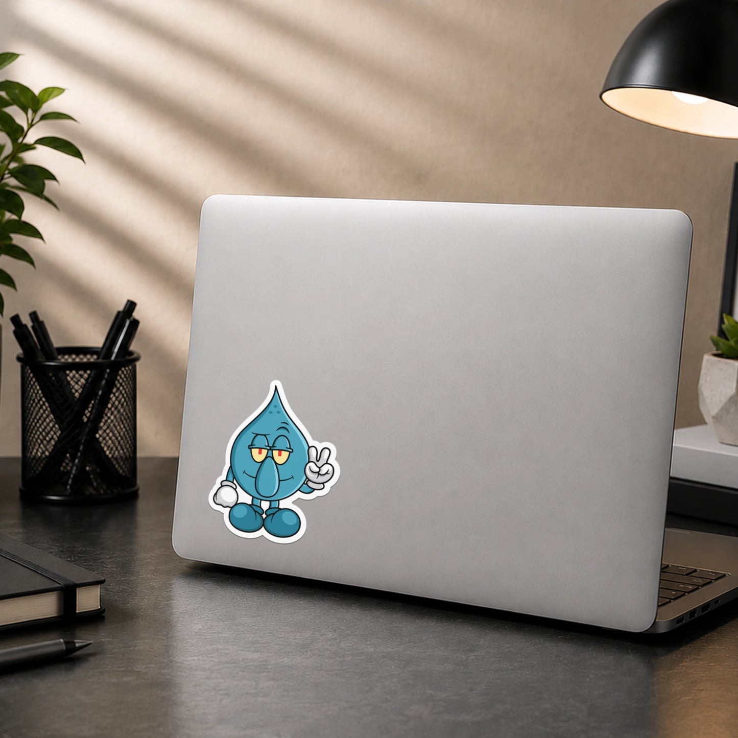 Squidward Wet Willy World Industries Sticker