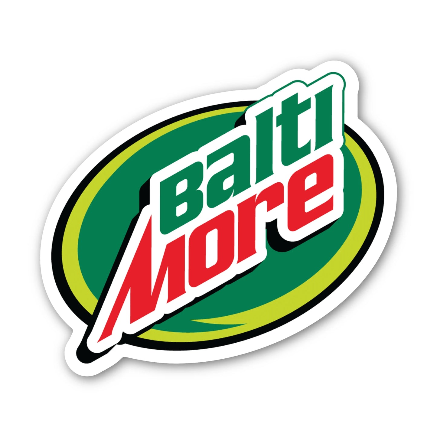 Baltimore Mountain Dew Sticker
