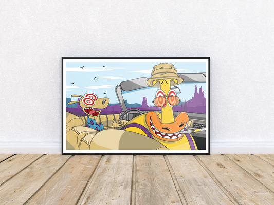 Rocko and Heffer Fear and Loathing Print (11x17)