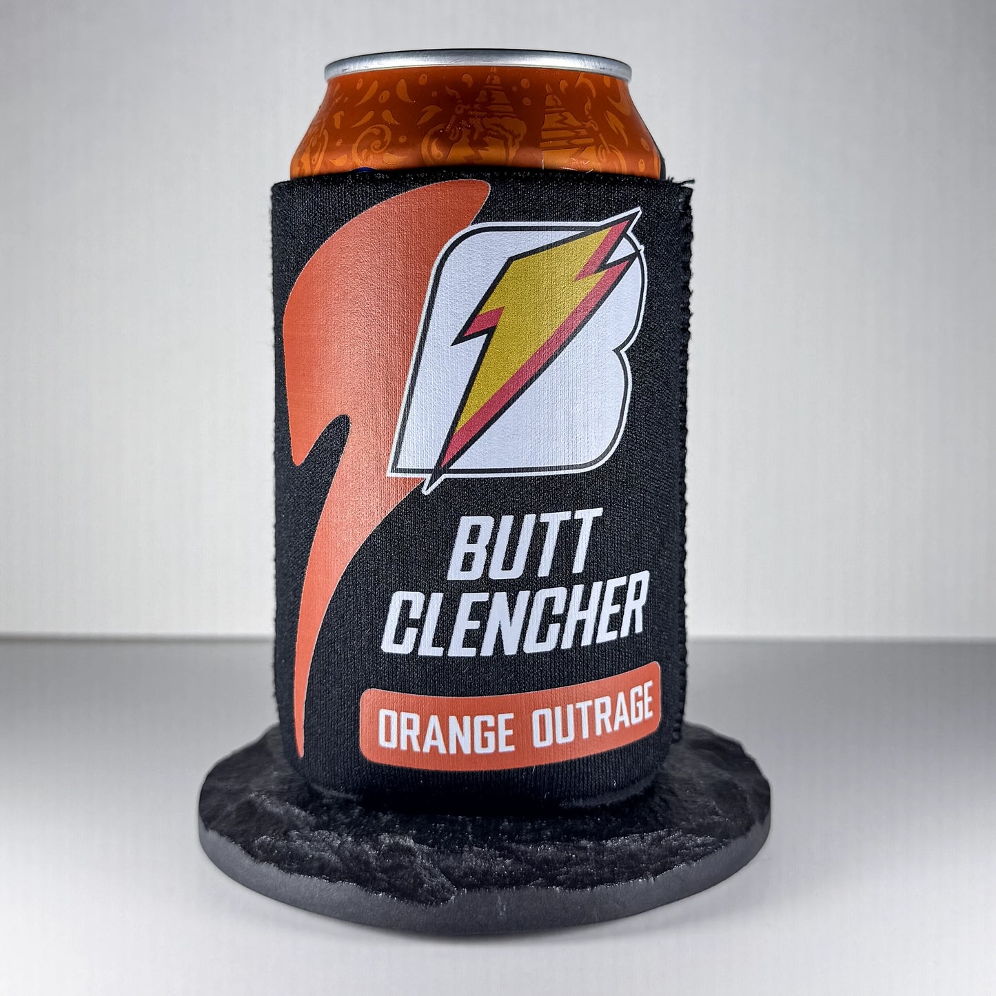 Butt Clencher Can Cooler | Funny Sports Koozie