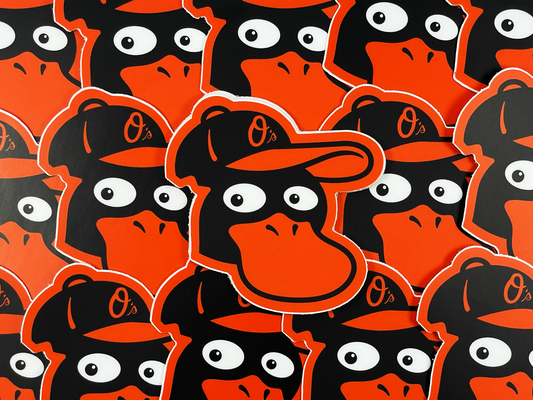 Orioles Psyduck Logo Sticker
